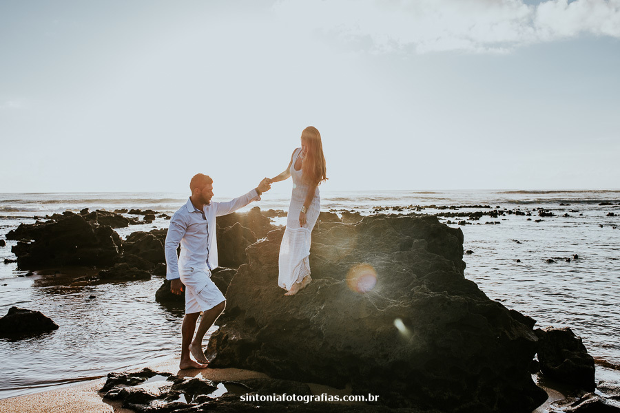 pré wedding pré casamento nascer do sol save the date fotos ensaio fotografia casal Serra Espirito Santo Vitória sintonia fotografias casamento wedding noiva bride