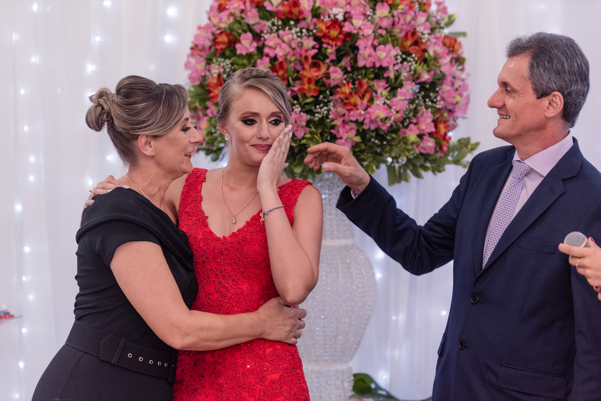 pai, mae e filha formatura linda e emocionante homenagem