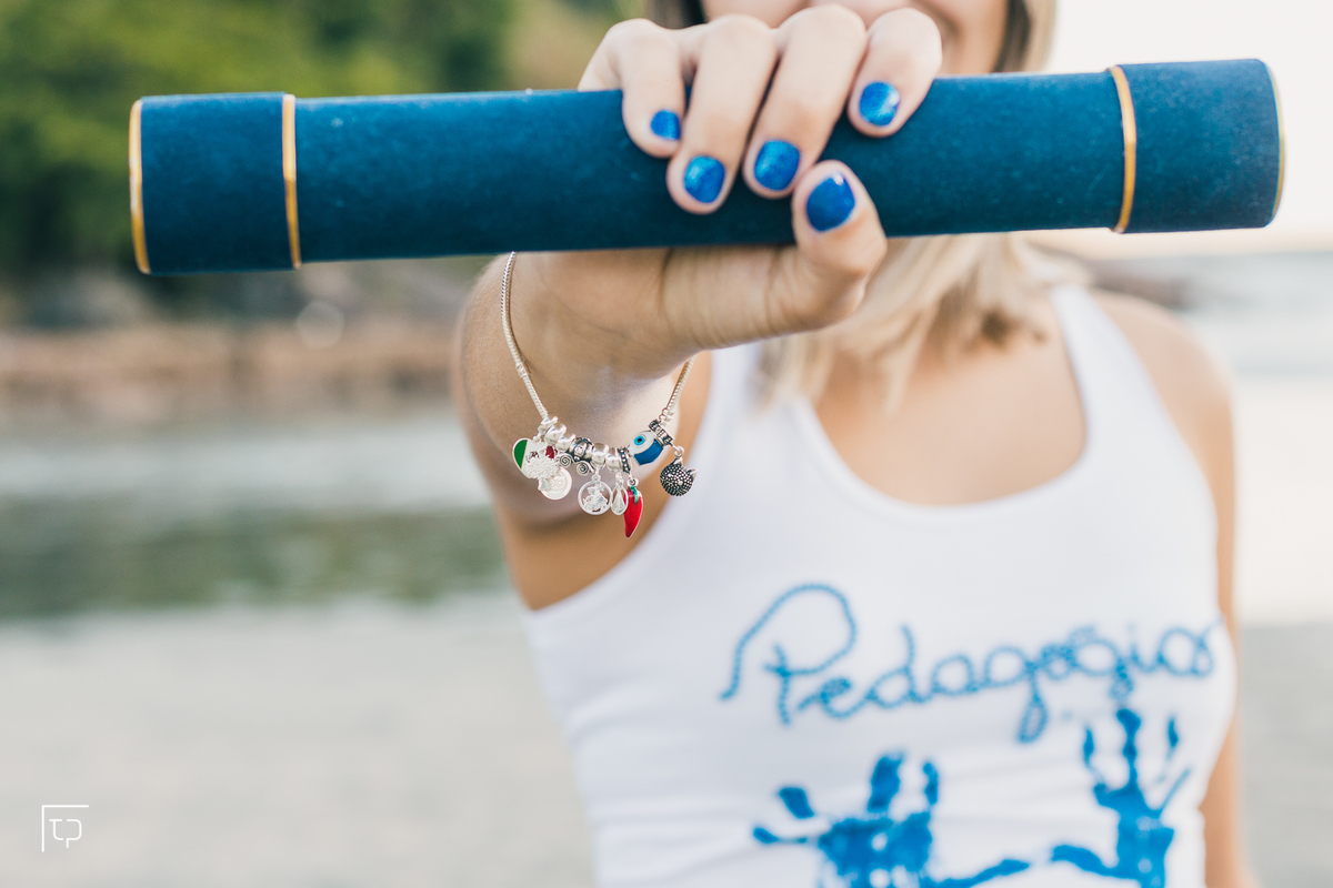 Ton Prans Fotografia | Ensaio Formatura Pedagogia Don Domenico FECLE Guarujá Faculdade Formandos Universidade  Universitário Festa Praia