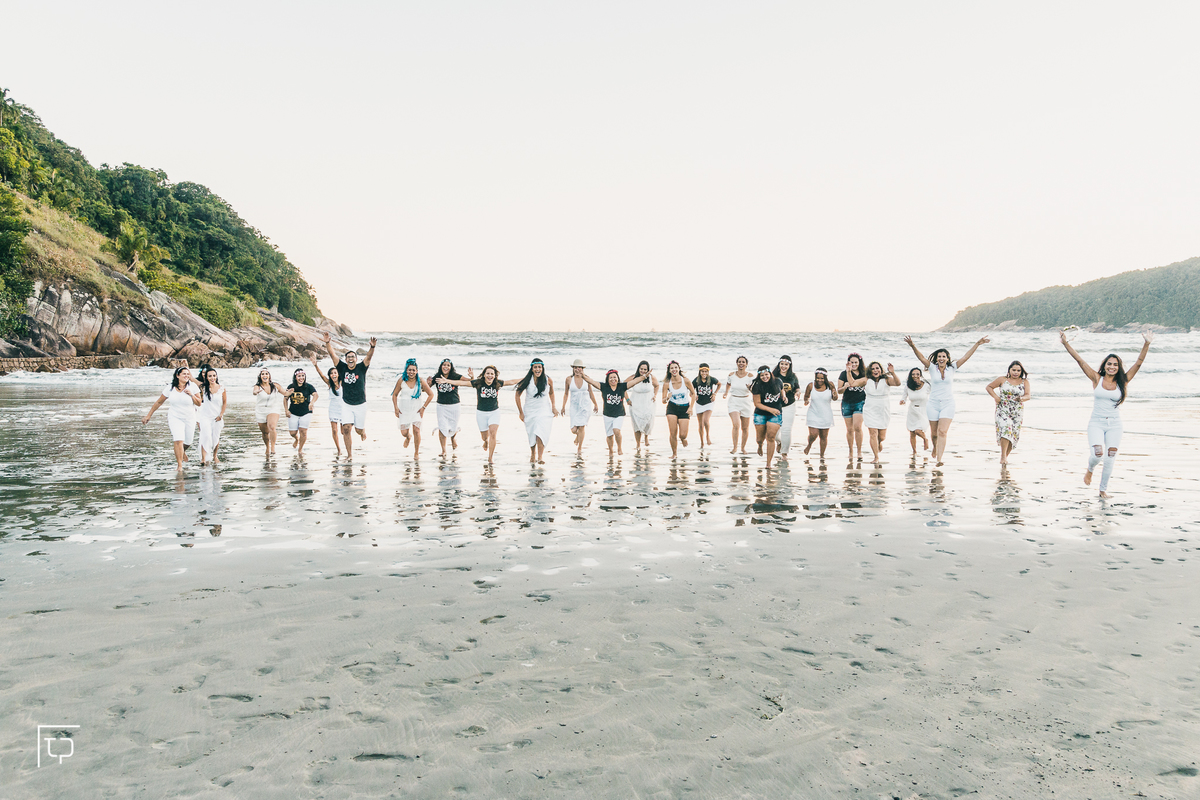 Ton Prans Fotografia | Ensaio Formatura Pedagogia Don Domenico FECLE Guarujá Faculdade Formandos Universidade  Universitário Festa Praia