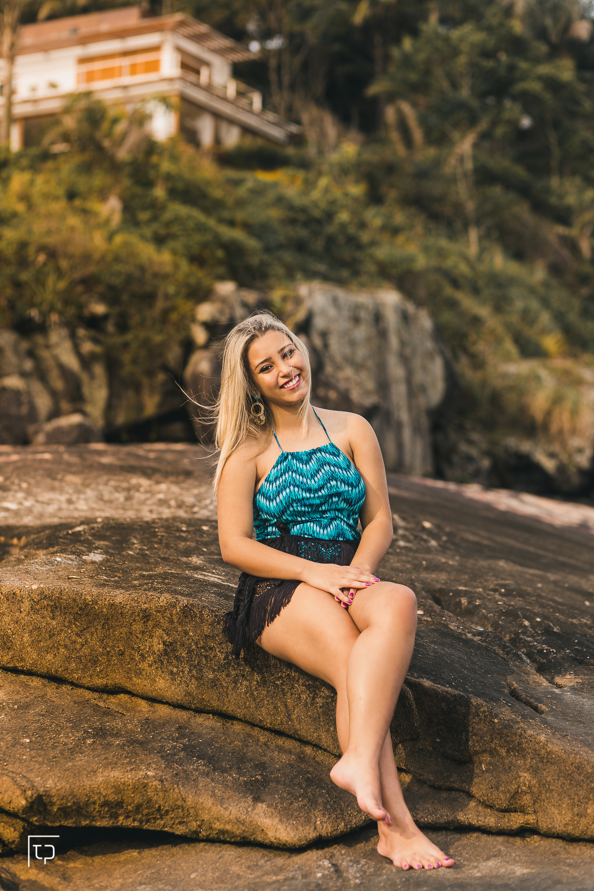 ensaio fotografico book debutante 15 anos praia das conchas | inspiracao ideias criatividade poses modelo | fotografo em Guaruja Ton Prans Fotografia