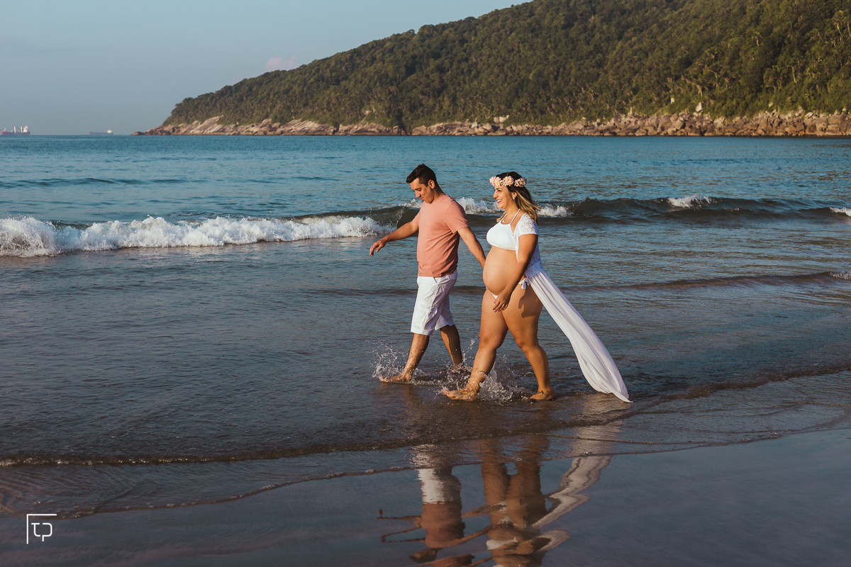 ensaio gestante gestante da fernanda na praia do guaiuba gravida gravidinha bebe newborn nascimento barriga barrigão fotografo em Guaruja Ton Prans Fotografia