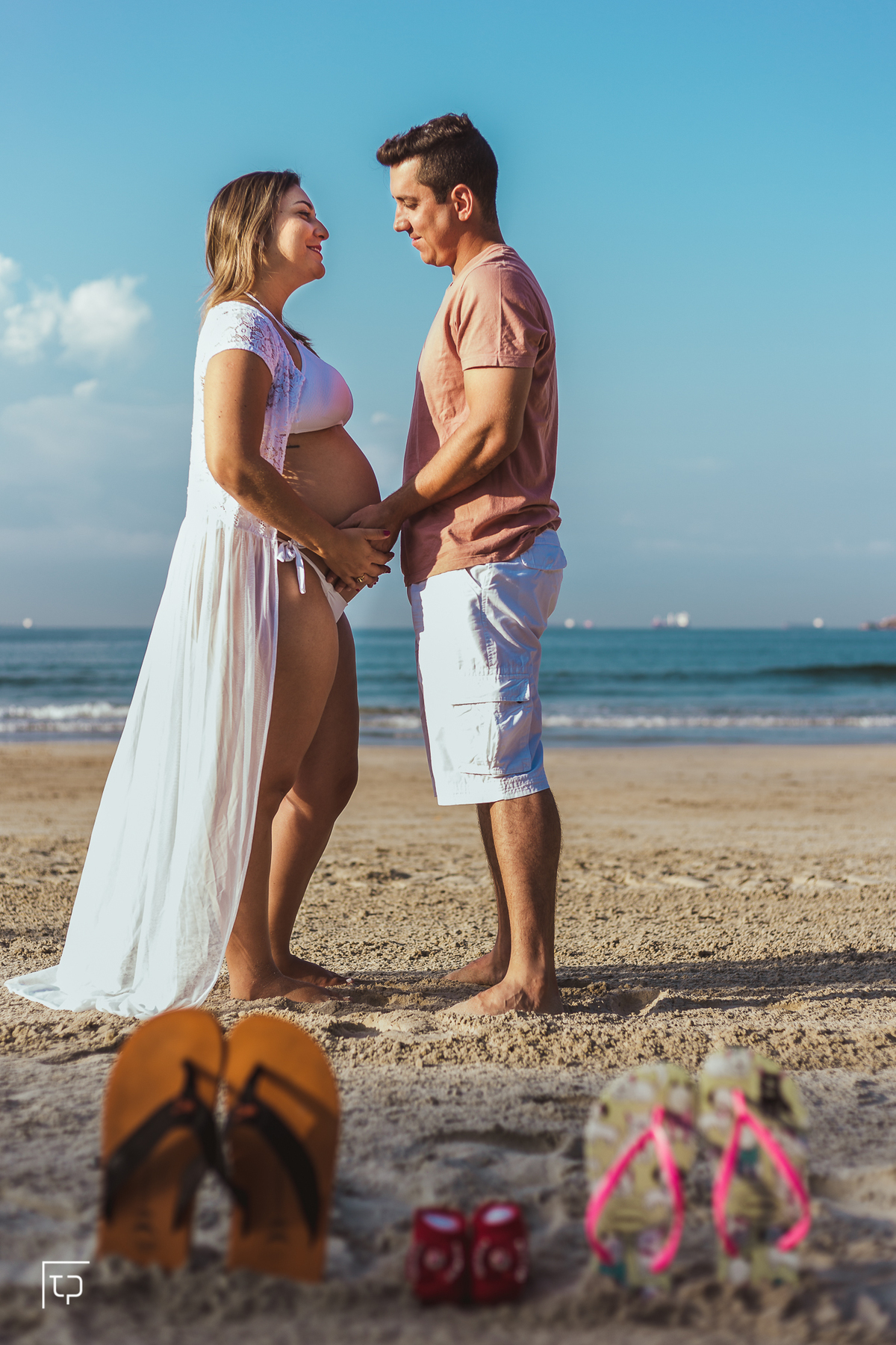 ensaio gestante gestante da fernanda na praia do guaiuba gravida gravidinha bebe newborn nascimento barriga barrigão fotografo em Guaruja Ton Prans Fotografia