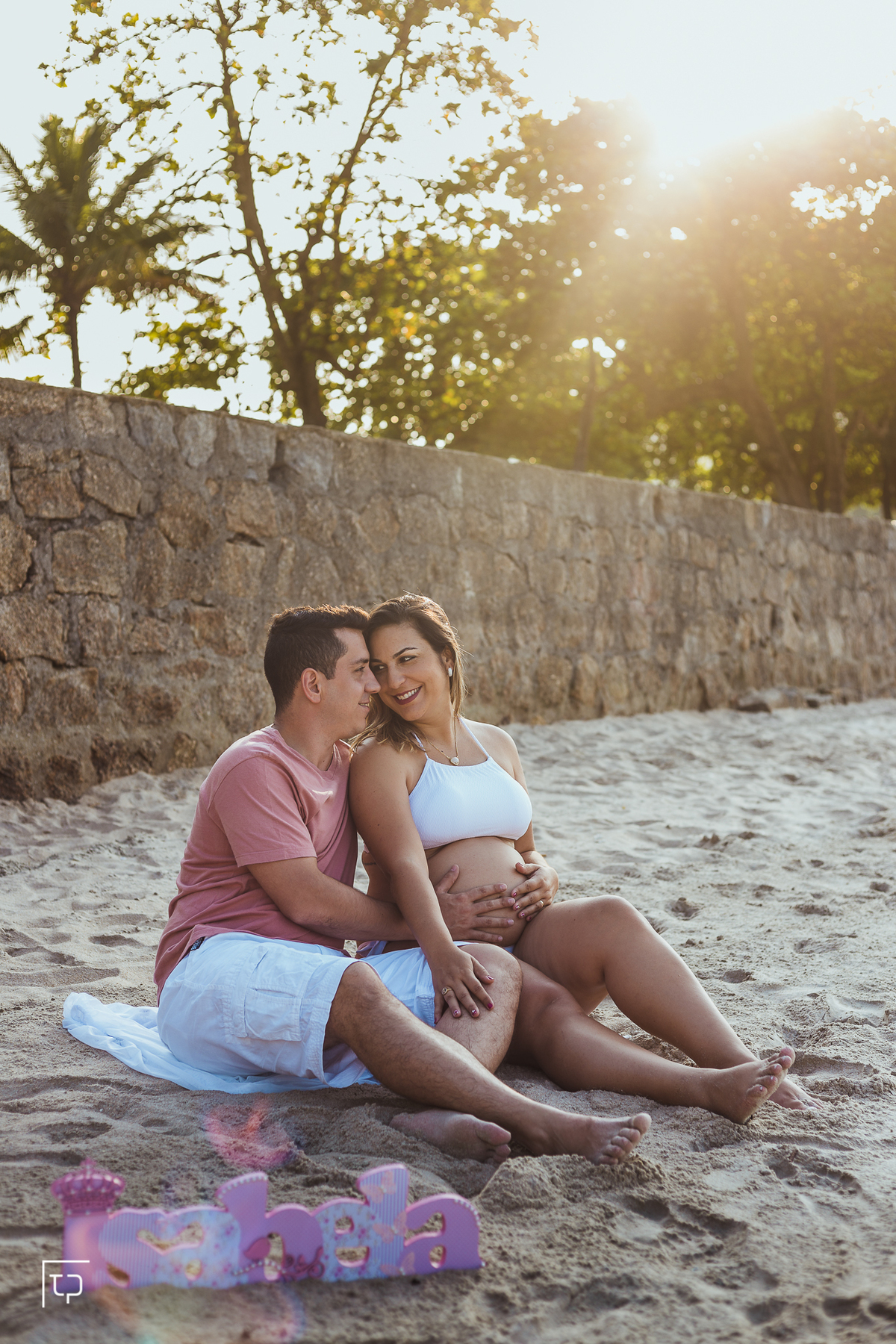 ensaio gestante gestante da fernanda na praia do guaiuba gravida gravidinha bebe newborn nascimento barriga barrigão fotografo em Guaruja Ton Prans Fotografia