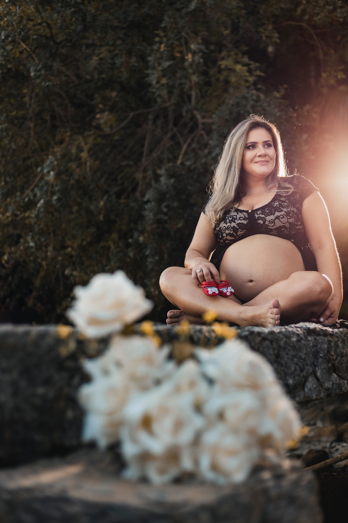 ensaio gestante da Silmara na Praia das Conchas gestante gravida gravidinha bebe newborn nascimento barriga barrigão fotografo em Guaruja Ton Prans Fotografia