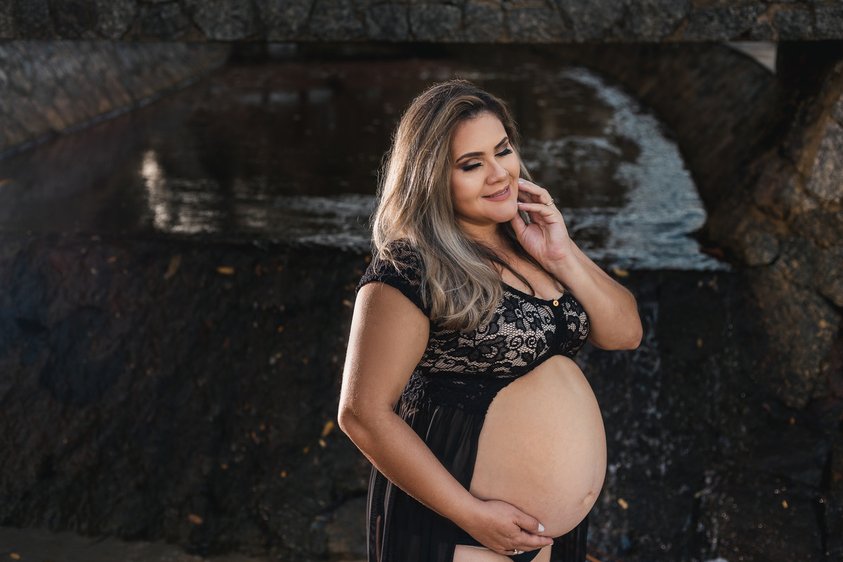 ensaio gestante da Silmara na Praia das Conchas gestante gravida gravidinha bebe newborn nascimento barriga barrigão fotografo em Guaruja Ton Prans Fotografia