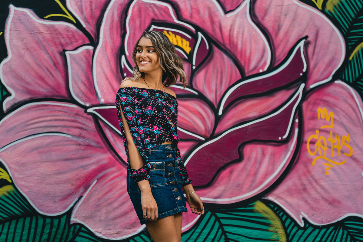 Ton Prans Fotografia | Ensaio debutante 15 anos da Julia Novaes em Santos | sol natureza sorriso princesa modelo tumblr aniversário guarujá santos centro jardim botanico xv 15 de novembro cores 