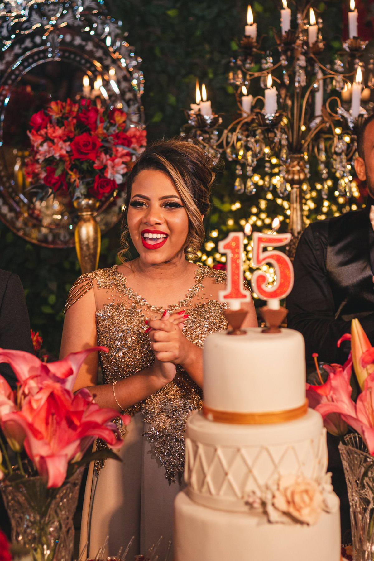 Ton Prans Fotografia | Festa Aniversário debutante 15 anos da Mariana Jamile no Buffet Ateliê do Sabor | Guarujá - SP São Paulo | princesa sonho valsa dança balada cerimonia