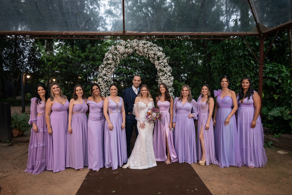 casamento Jhennyfer e Matheus - Bosque da Lua Gastrobar em Volta Redonda - RJ