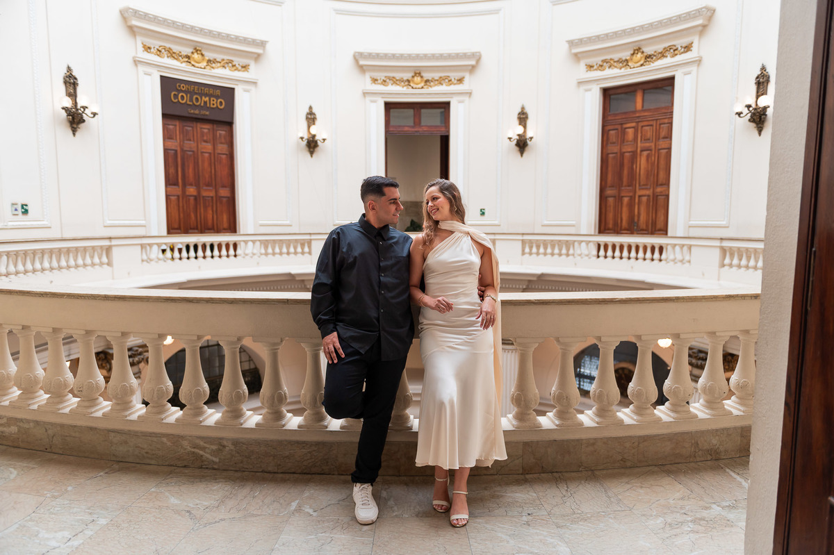 Ensaio Pré Wedding Letícia e Gabriel CCBB - Rio de Janeiro-RJ