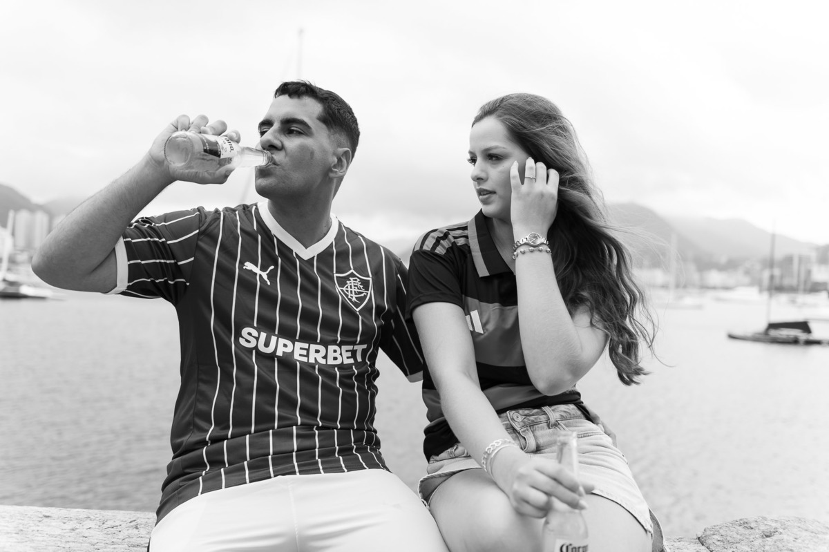 Ensaio Pré Wedding Letícia e Gabriel Mureta da Urca - Rio de Janeiro-RJ