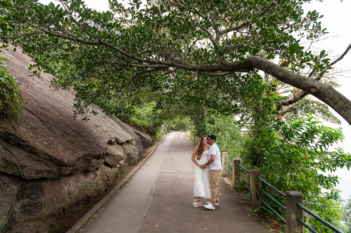 Ensaio Pré Wedding Letícia e Gabriel Mureta da Urca - Rio de Janeiro-RJ