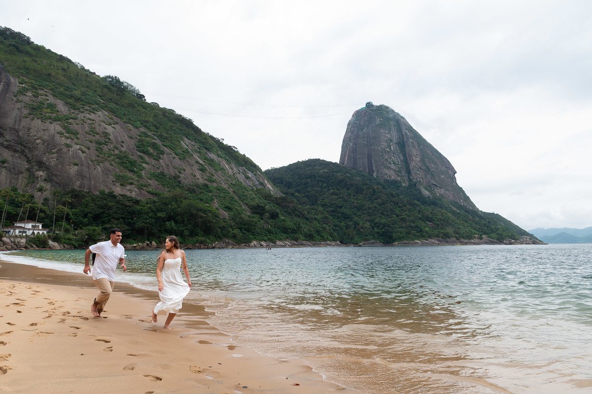 Ensaio Pré Wedding Letícia e Gabriel Mureta da Urca - Rio de Janeiro-RJ
