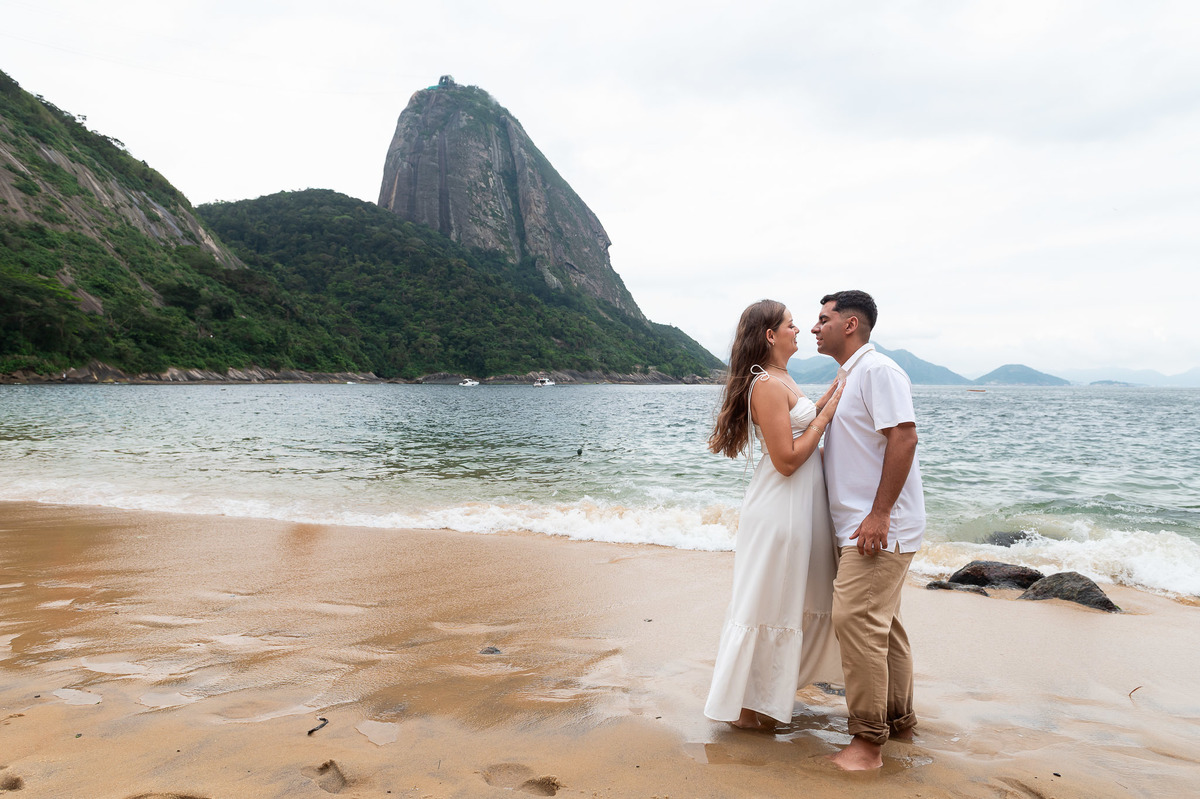 Ensaio Pré Wedding Letícia e Gabriel Mureta da Urca - Rio de Janeiro-RJ
