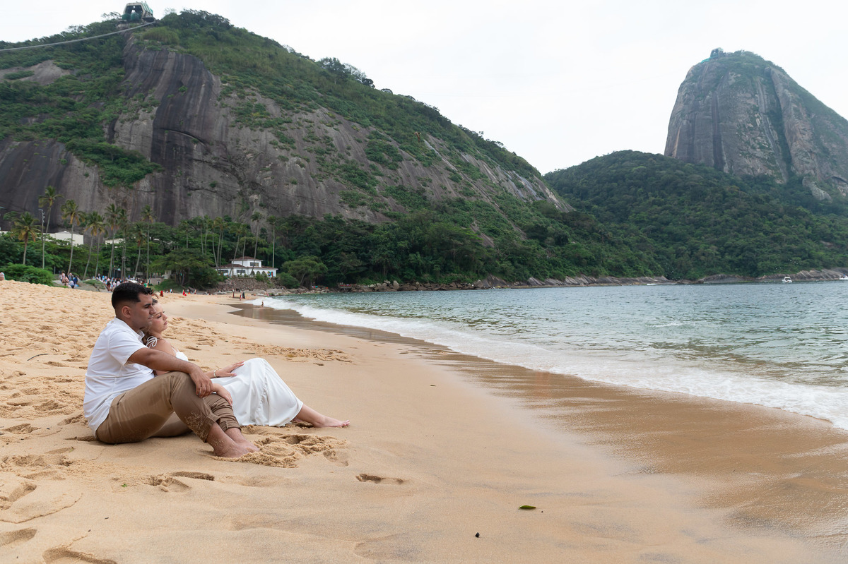Ensaio Pré Wedding Letícia e Gabriel Mureta da Urca - Rio de Janeiro-RJ