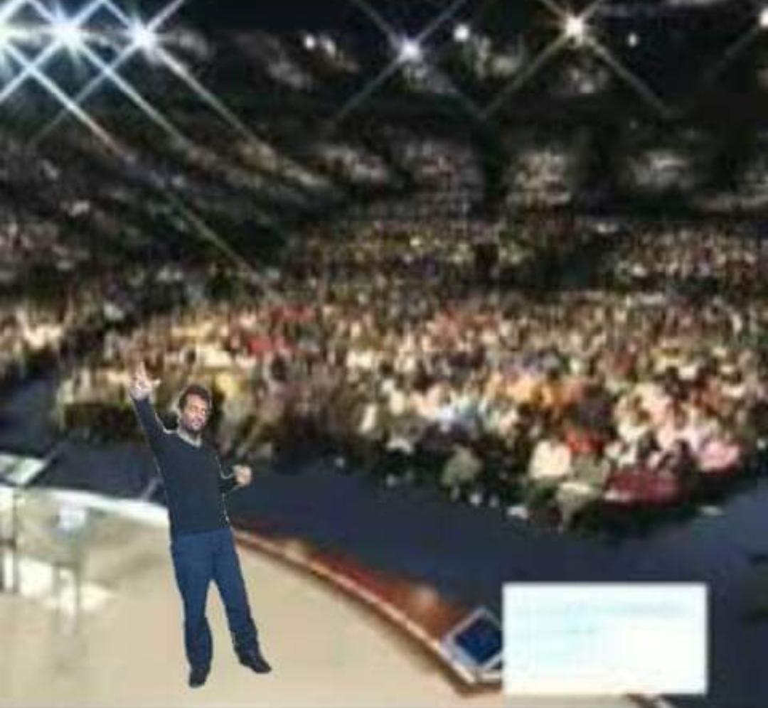 Concentração de Fé com o aposto Rafael UNGIDO 