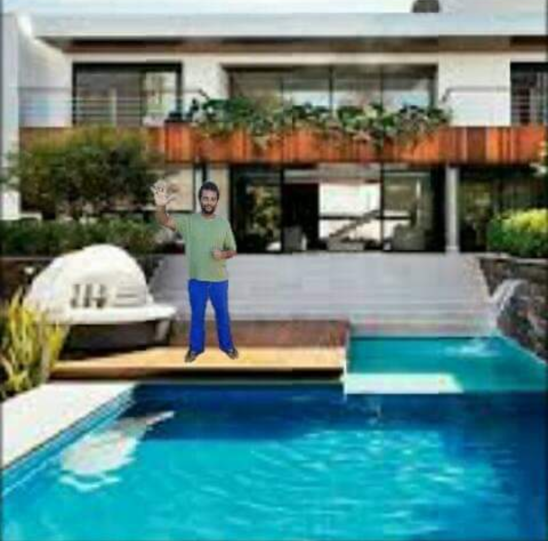 Rafael UNGIDO em lazer em sua piscina em SP capital 