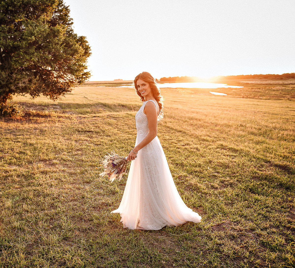 foto-de-noiva-no-por-do-sol