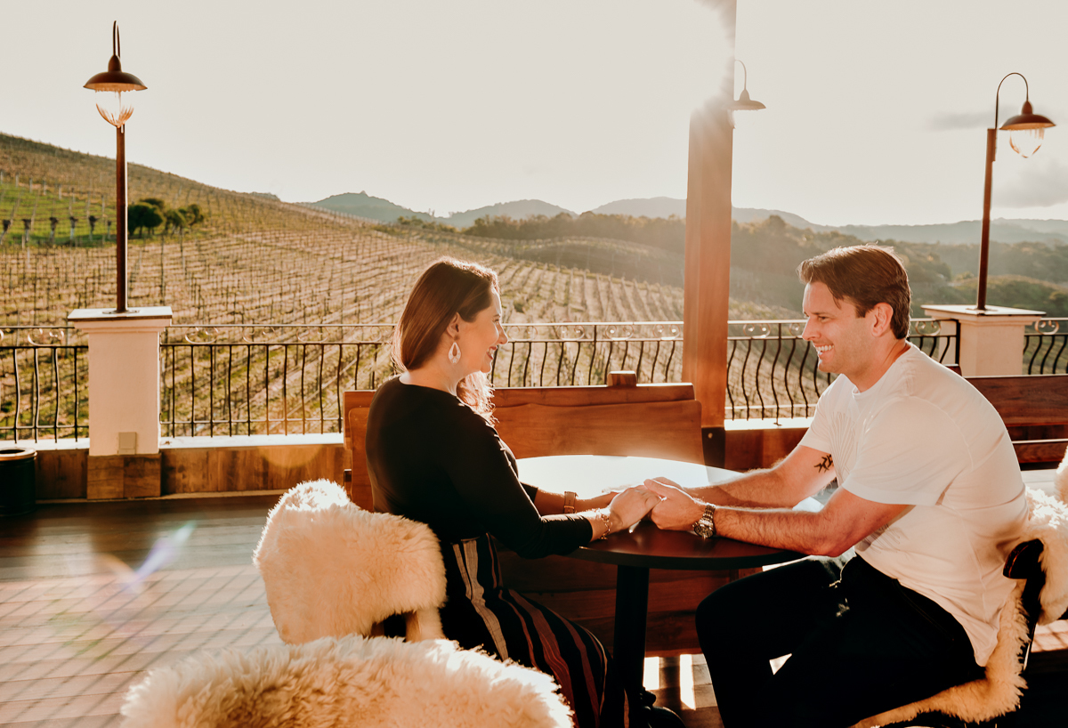 Ensaio de casal no Hotel Spa do Vinho em Bento Gonçalves