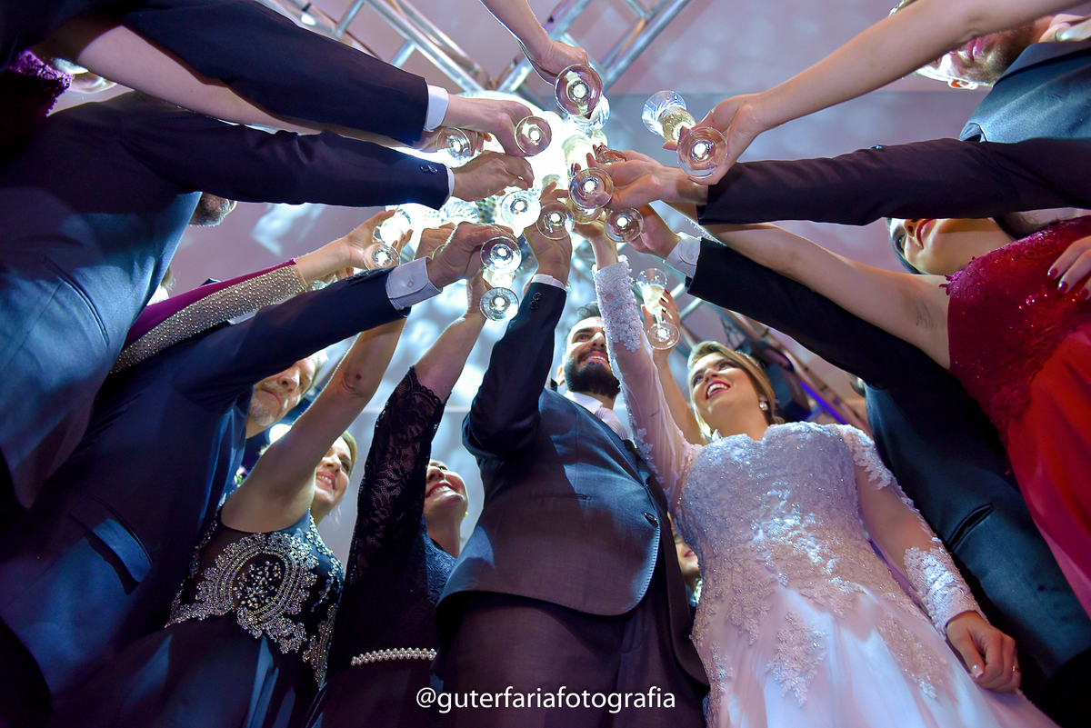 o-brinde, festa-de-casamento
