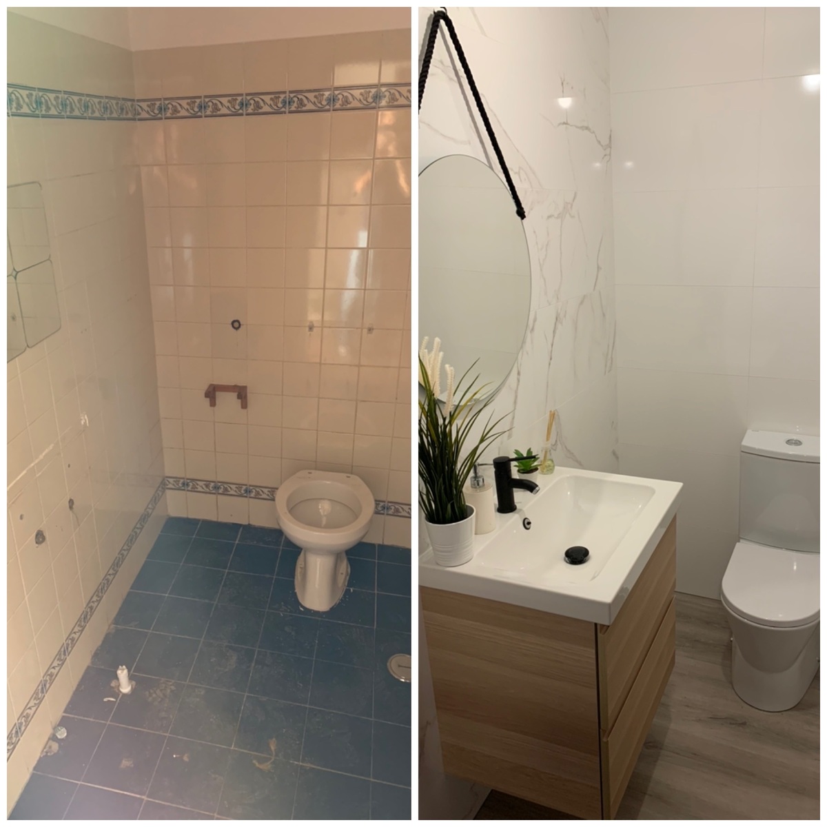 WC social: Antes & Depois