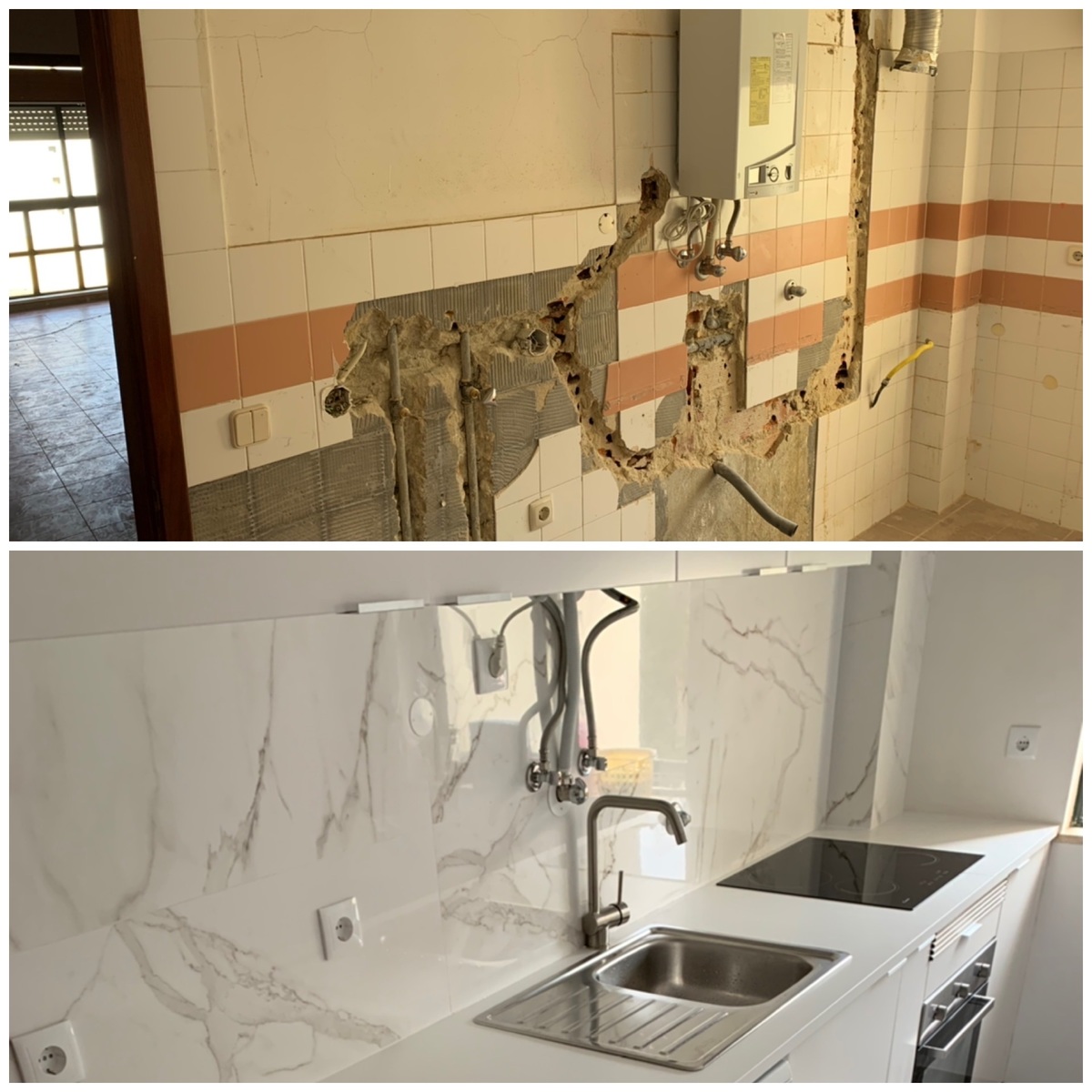 Cozinha: Antes & Depois