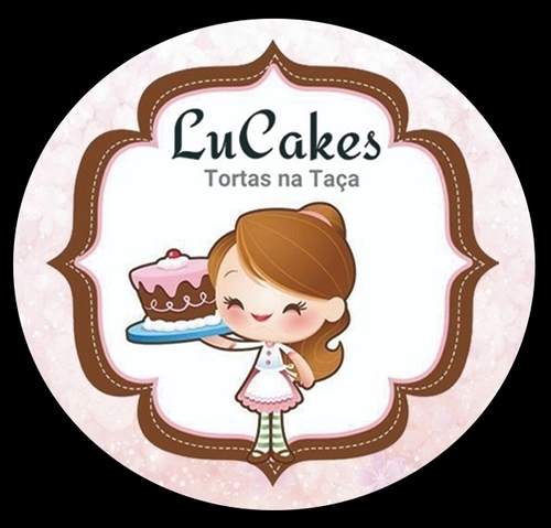 Logotipo de Lu Cakes Tortas na Taça