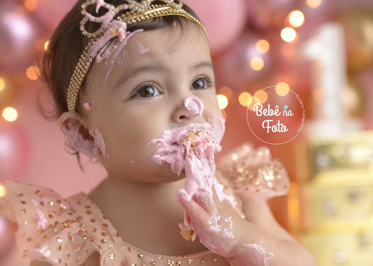 smash rosa e dourado