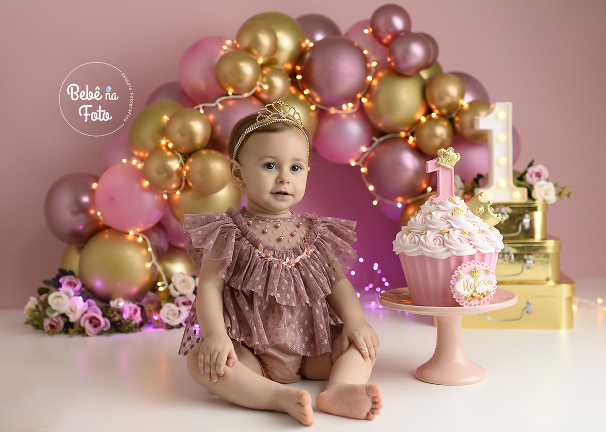 smash rosa e dourado