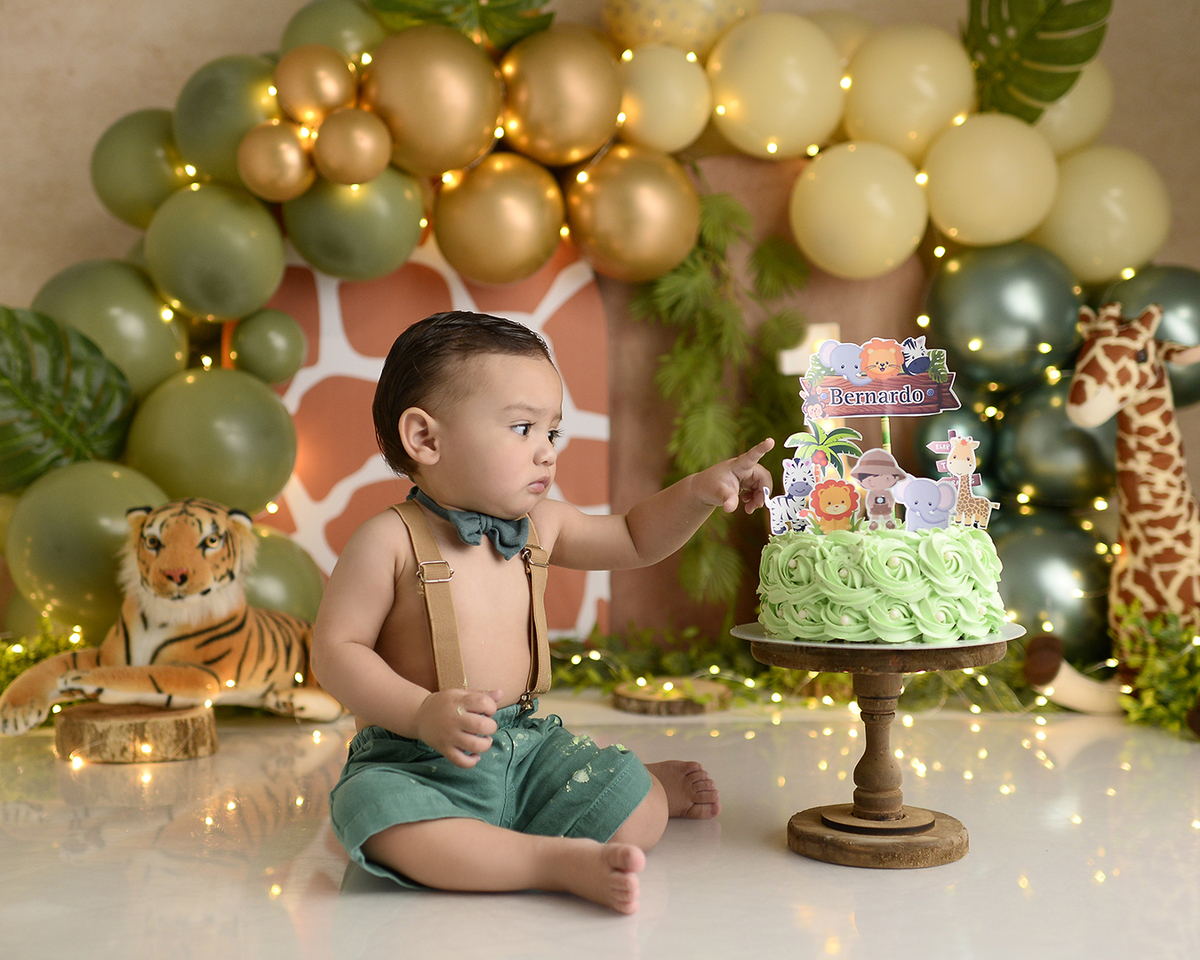 decoração safari painel romano