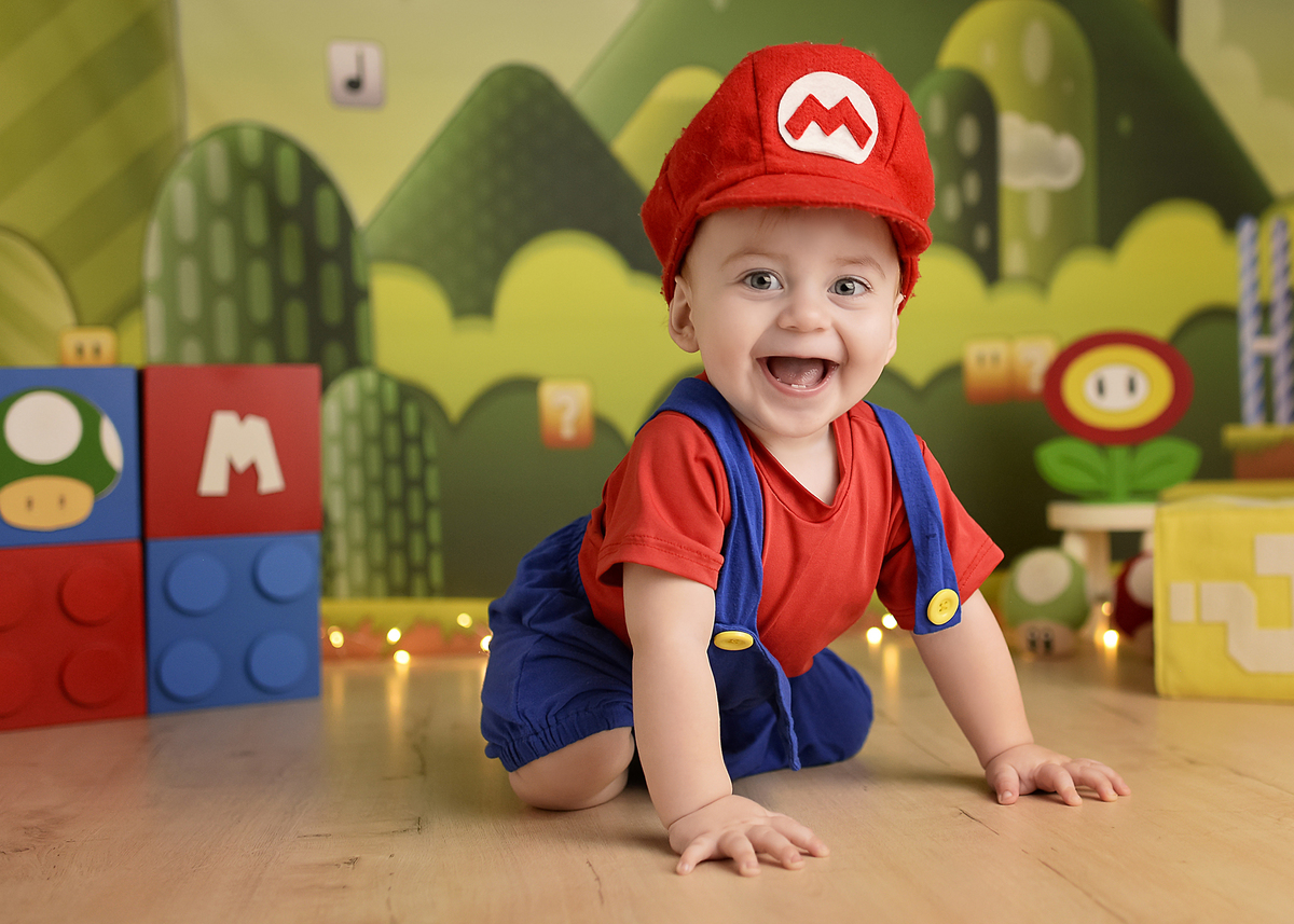 ensaio fotográfico super mario