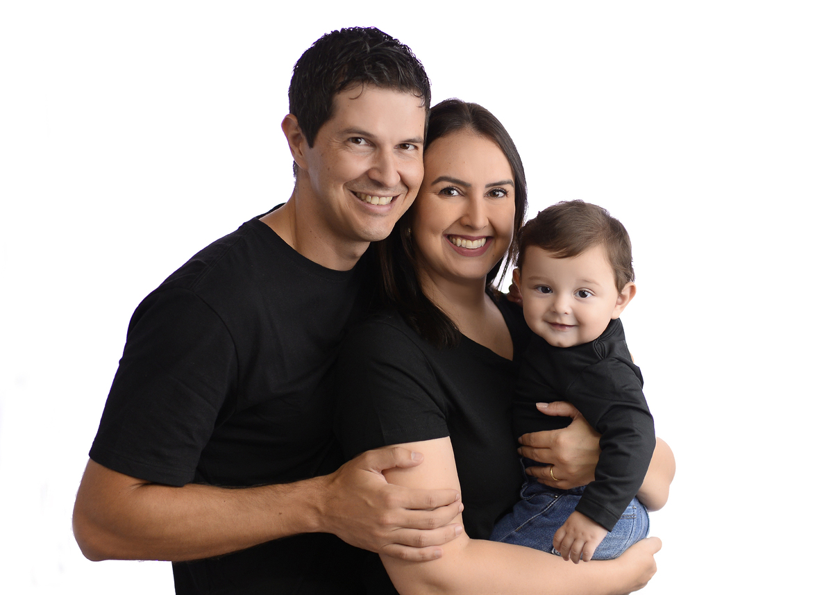 fotos familia  em estúdio