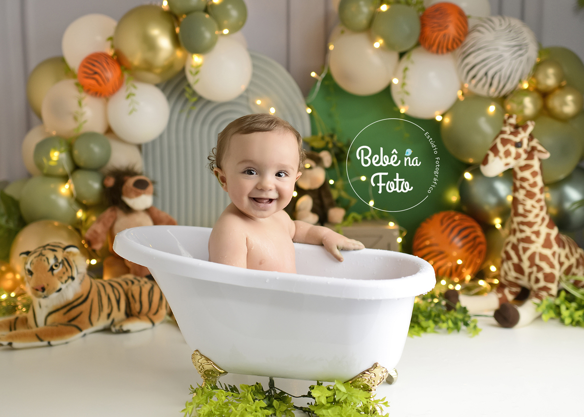 book do banho em estúdio