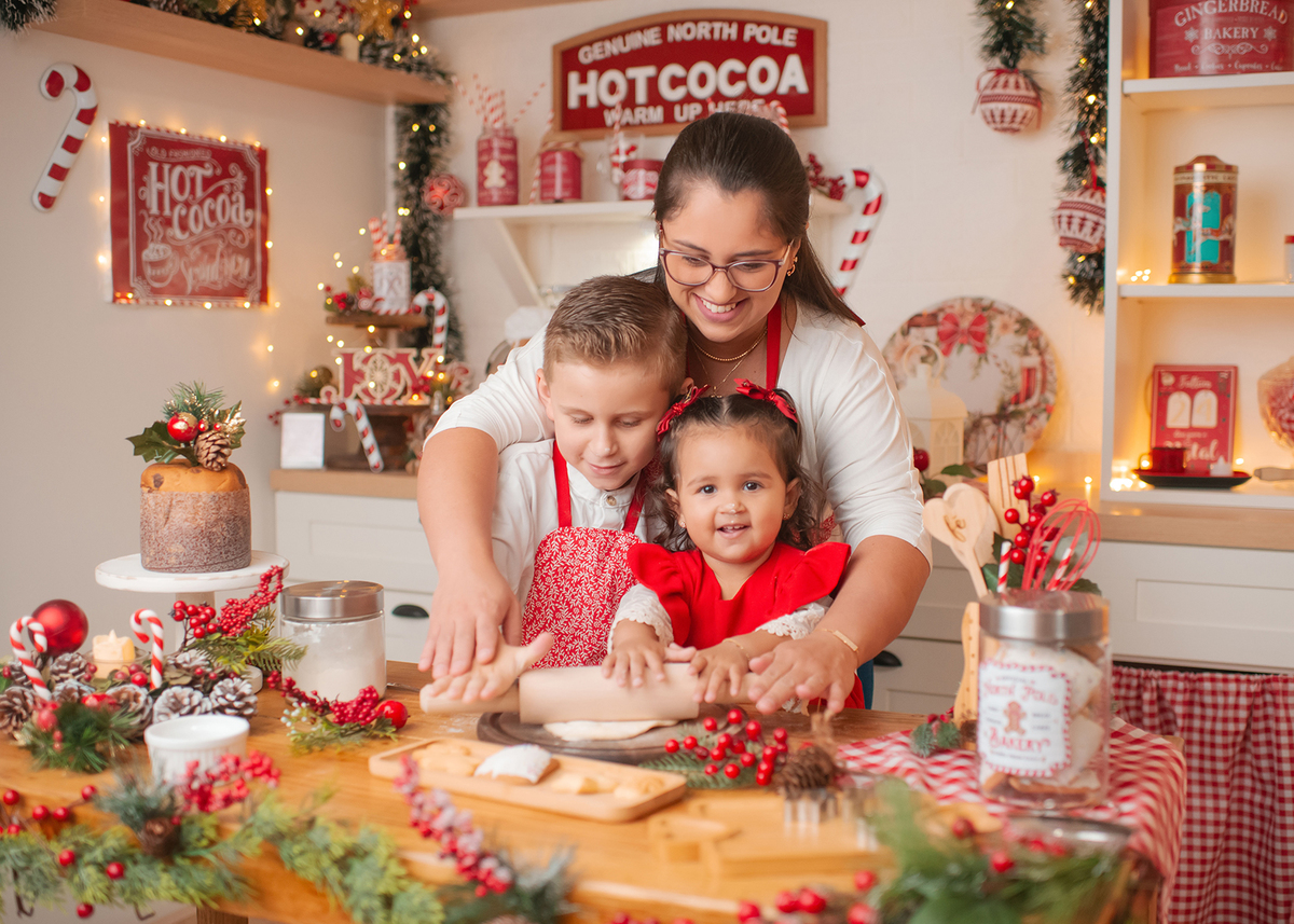 cozinha temática de natal