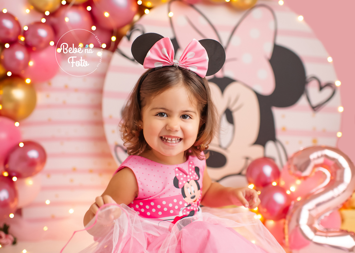 cenário da minnie rosa