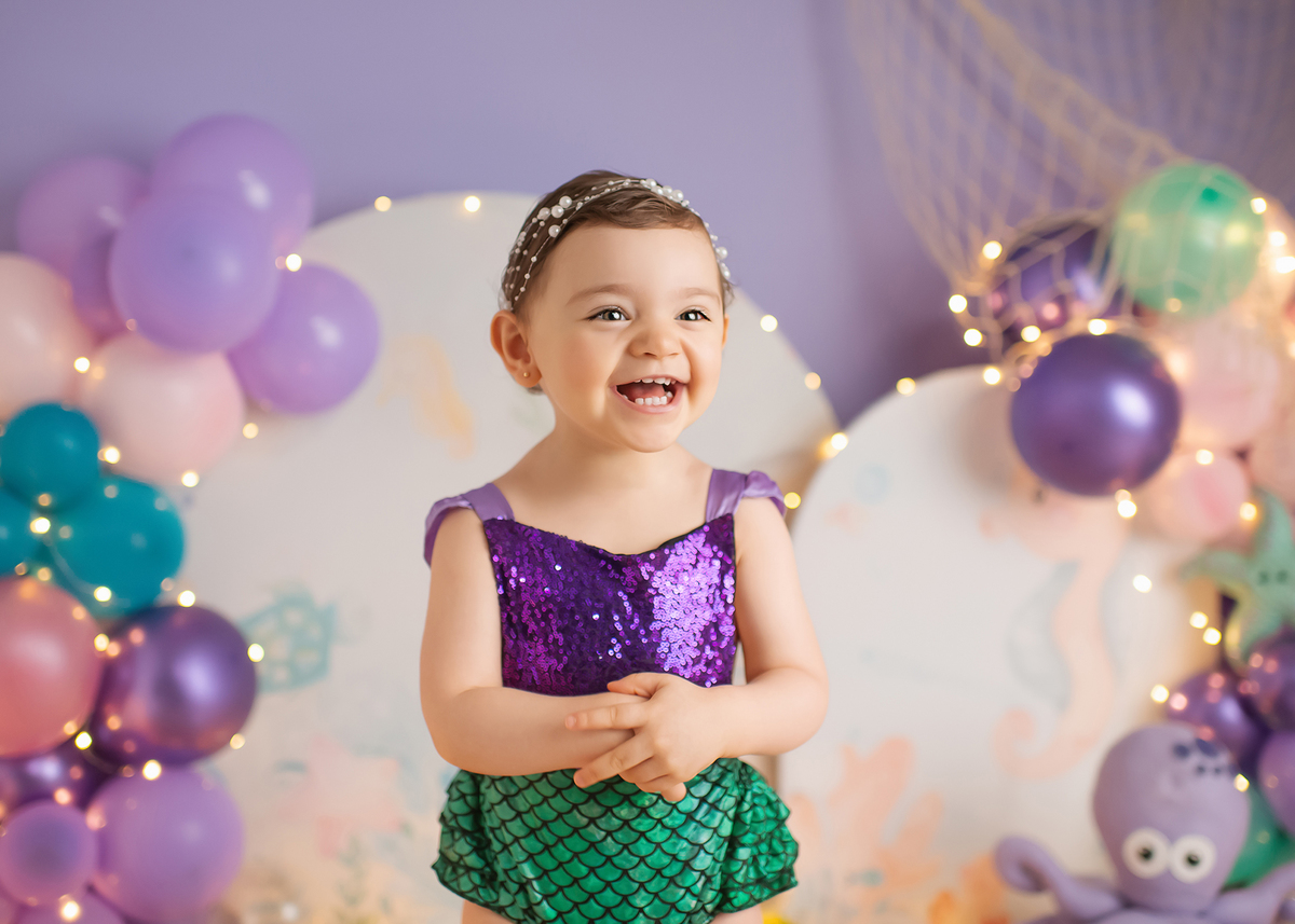 festa pequena sereia