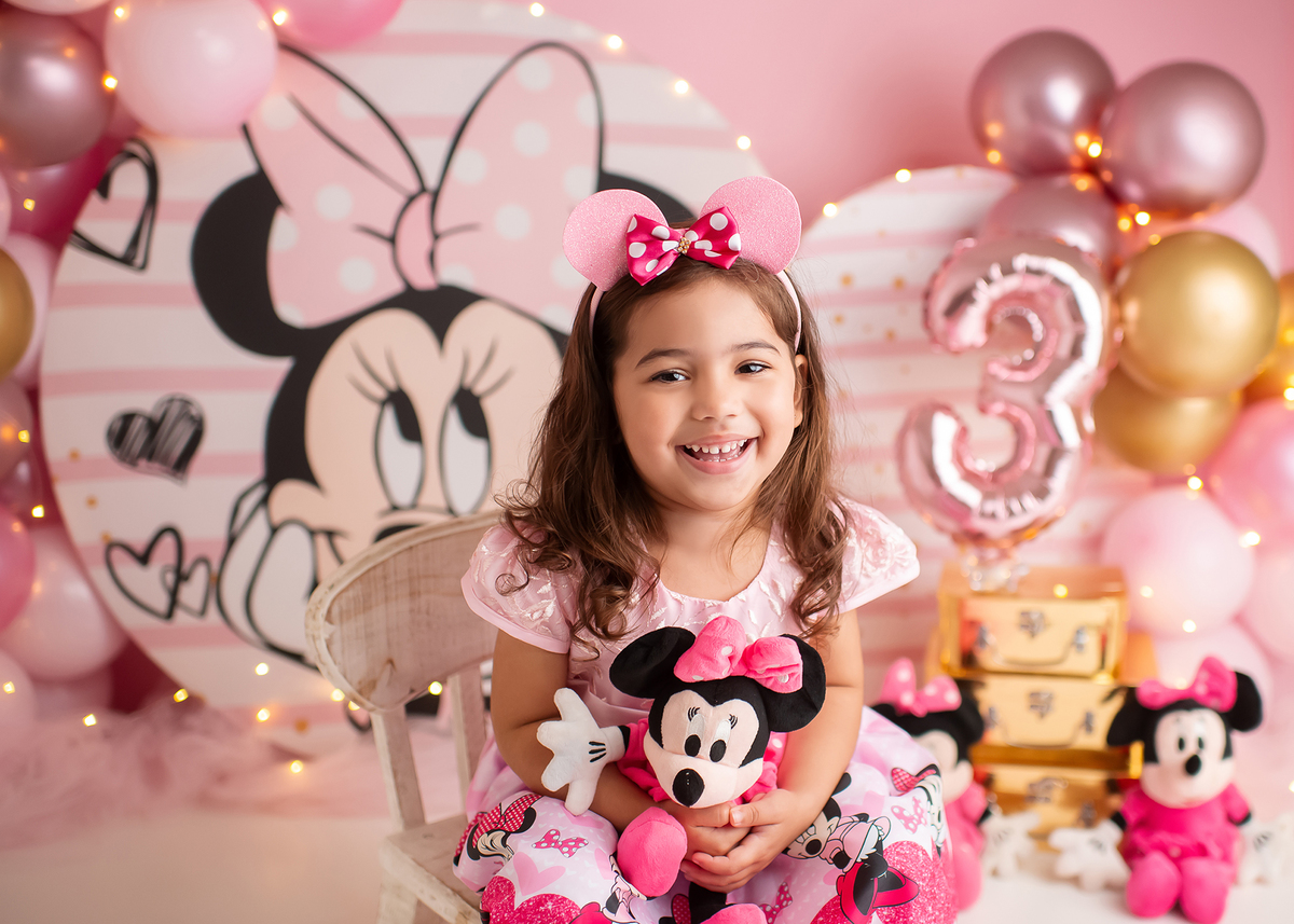 book fotográfico minnie rosa