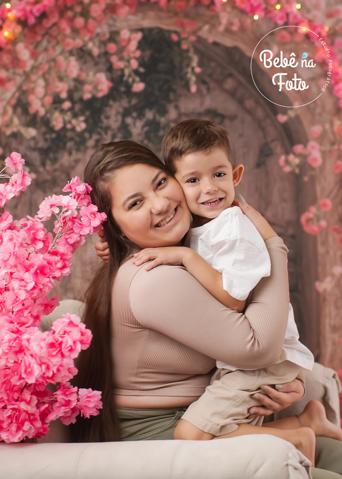 mamãe e filhos