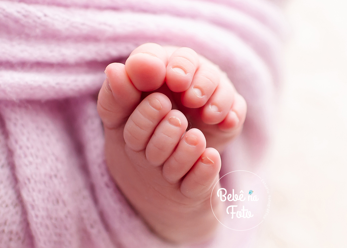 detalhes de ensaio newborn