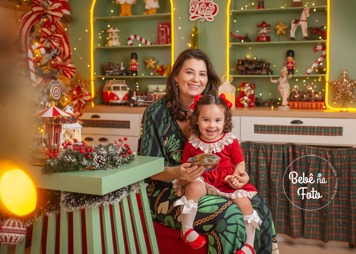 ensaio de natal em familia