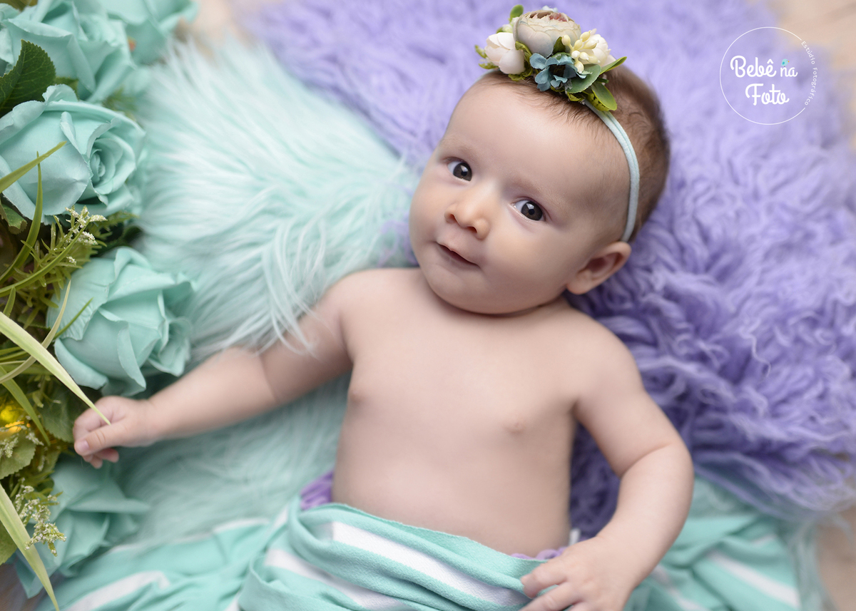 bebê na foto