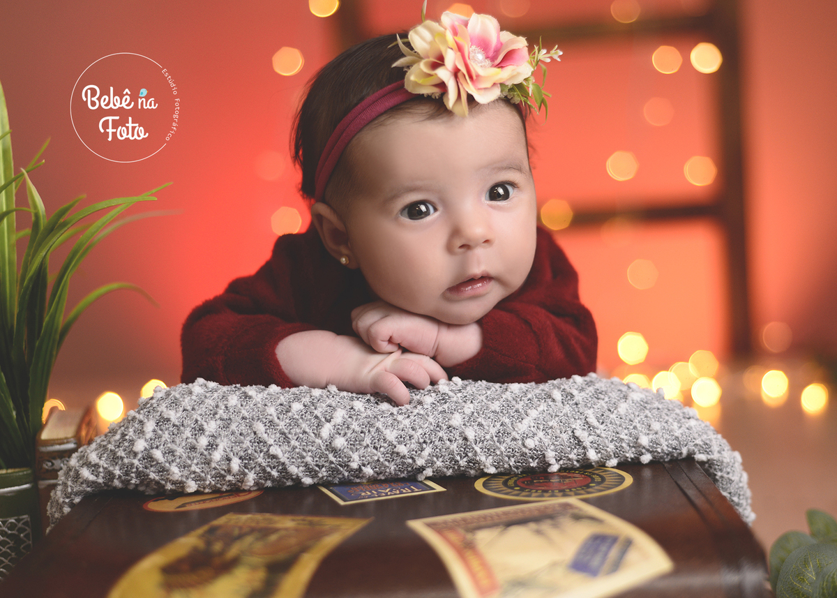 bebê na foto