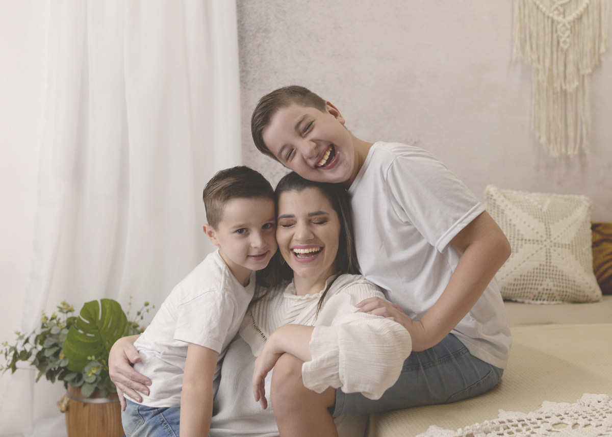 ensaio em estúdio dia das mães
