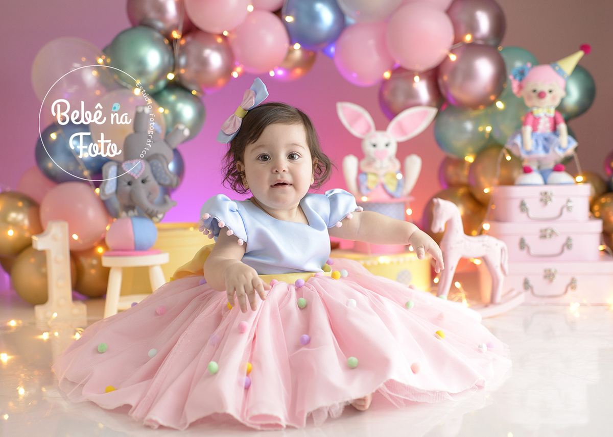 smash circo rosa metálico