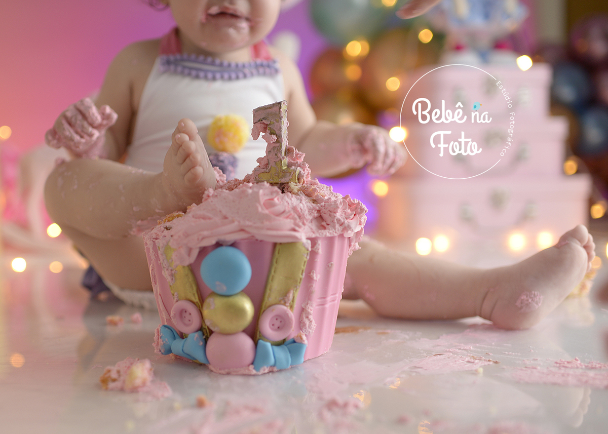 fotógrafa referência em smash the cake
