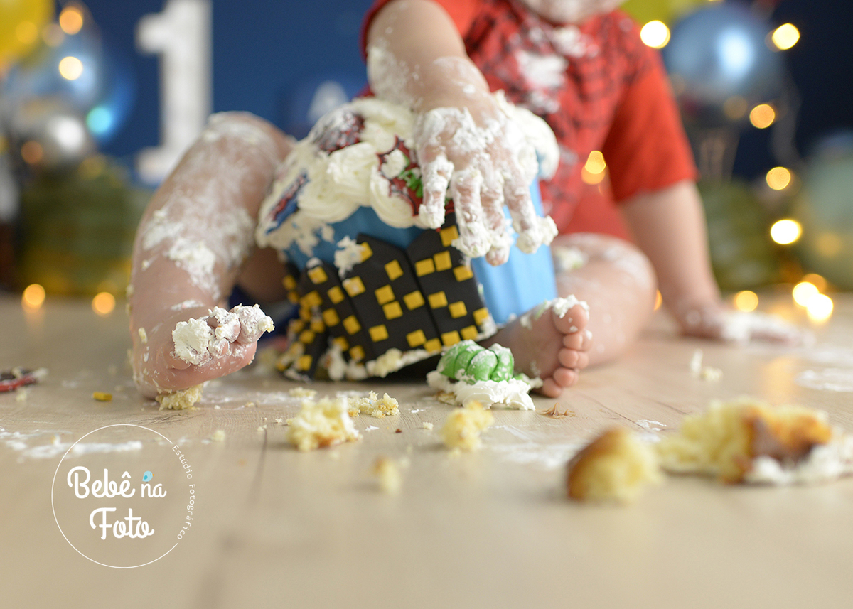 smash the cake homem aranha