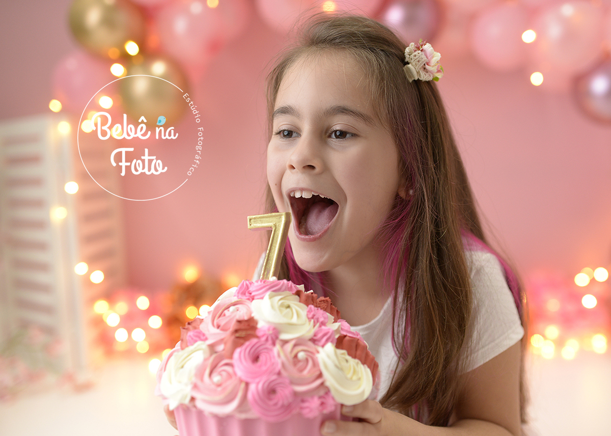 smash the cake  7 anos