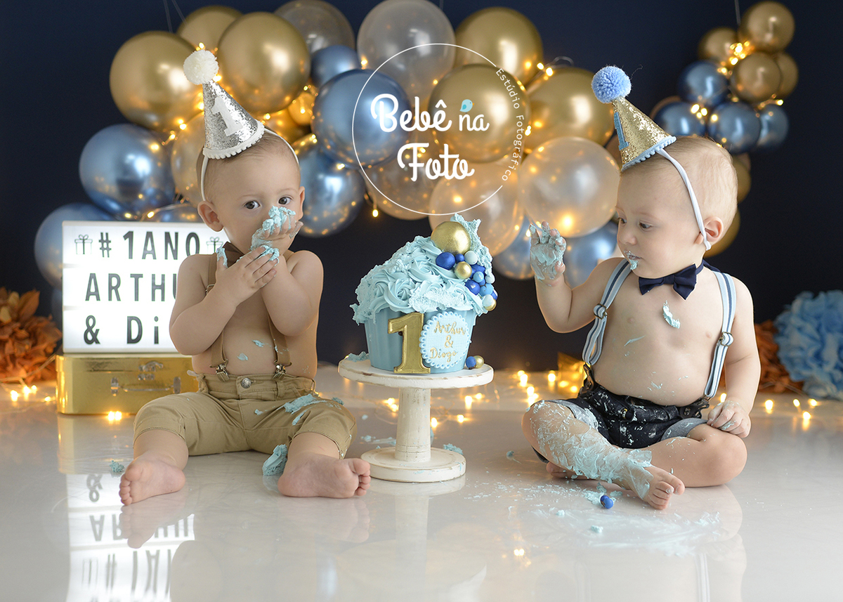 smash the cake gêmeos