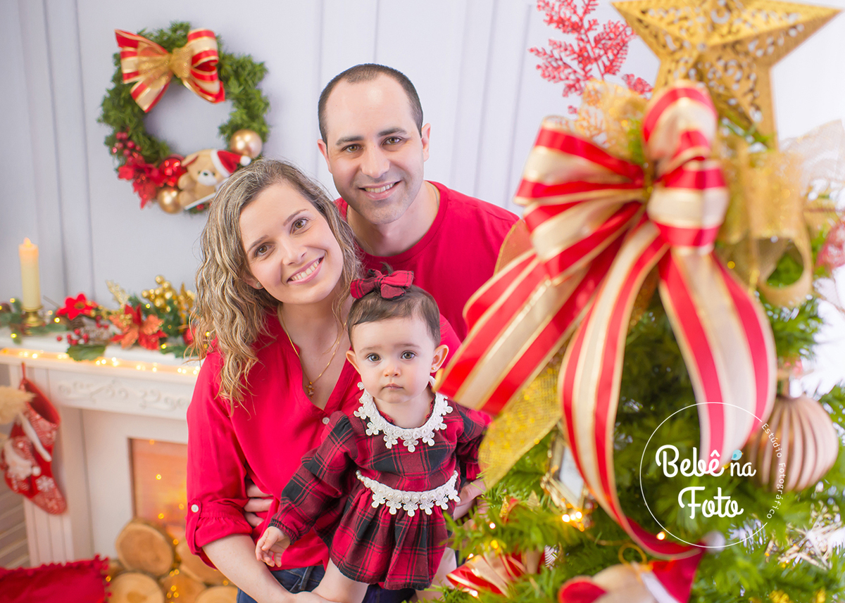ensaio de natal familia