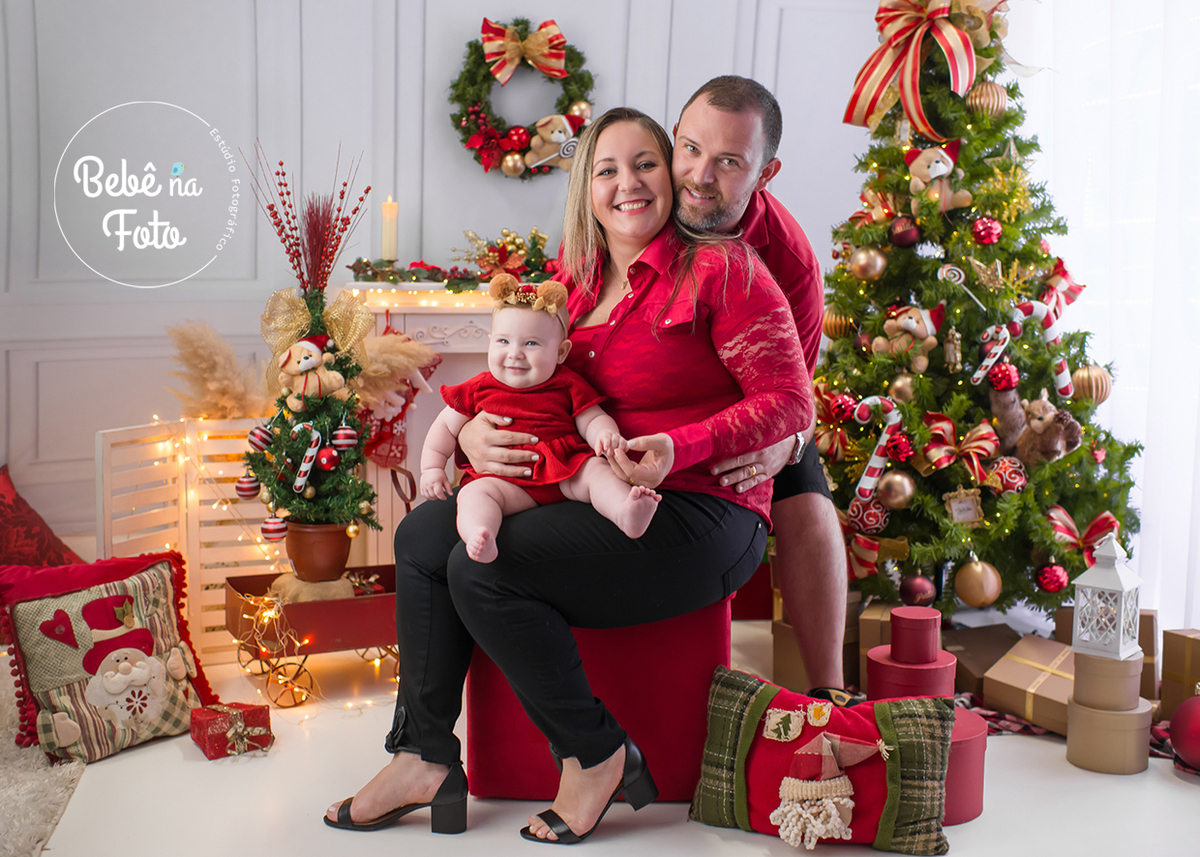 ensaio de natal familia